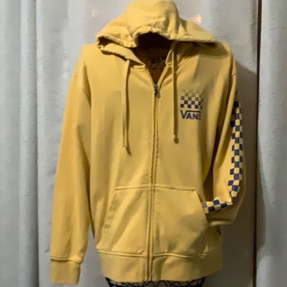 Light yellow zip up women’s xs